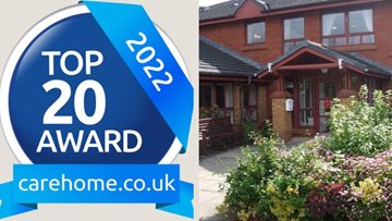 Paisley Care Home rated Top 20 home in Scotland for the second year running